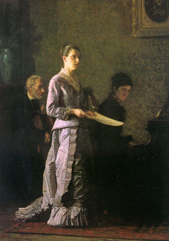 Thomas Eakins The Pathetic Song china oil painting image
